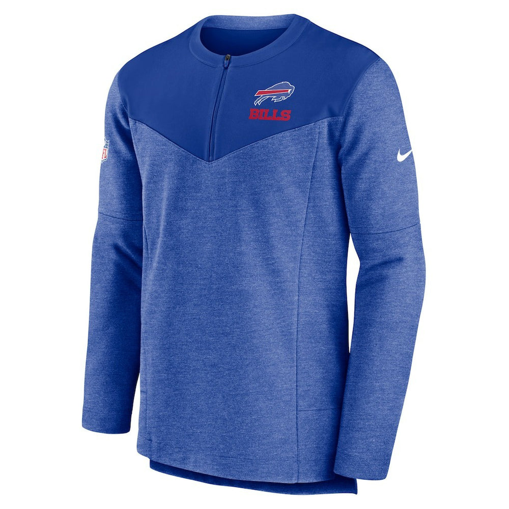 Buffalo Bills Sideline Lockup Performance Quarter-Zip Top Royal | Nike for Sale