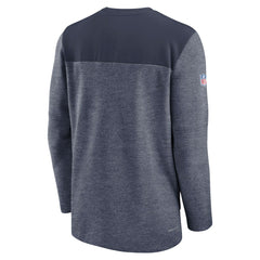 New England Patriots Sideline Lockup Performance Quarter-Zip Top Navy | Nike for Sale