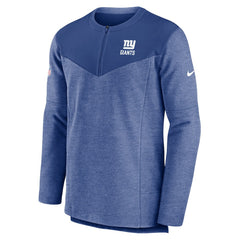 New York Giants Sideline Lockup Performance Quarter-Zip Top Royal | Nike for Sale