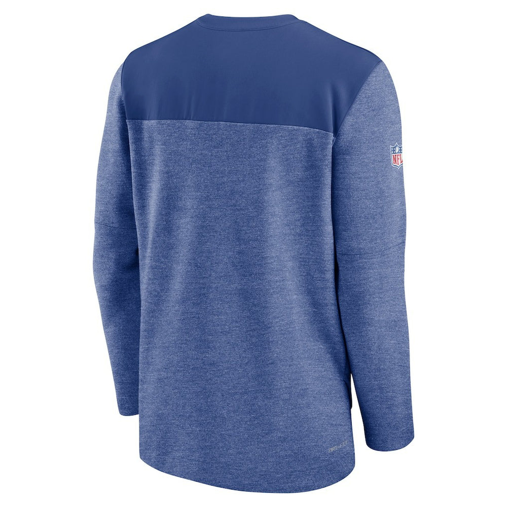 New York Giants Sideline Lockup Performance Quarter-Zip Top Royal | Nike for Sale