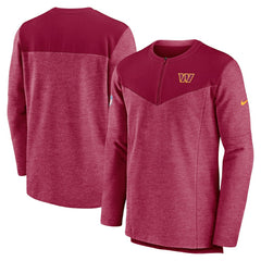 Washington Commanders Sideline Lockup Performance Quarter-Zip Top Burgundy | Nike for Sale