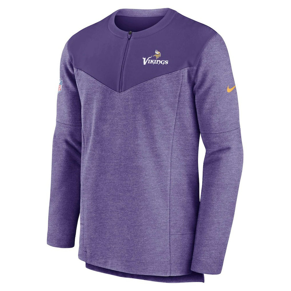 Minnesota Vikings Sideline Lockup Performance Quarter-Zip Top Purple | Nike for Sale