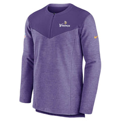 Minnesota Vikings Sideline Lockup Performance Quarter-Zip Top Purple | Nike for Sale