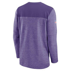 Minnesota Vikings Sideline Lockup Performance Quarter-Zip Top Purple | Nike for Sale