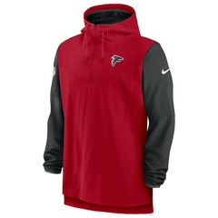 Atlanta Falcons Sideline Player Quarter-Zip Hoodie Red/Black | Nike for Sale