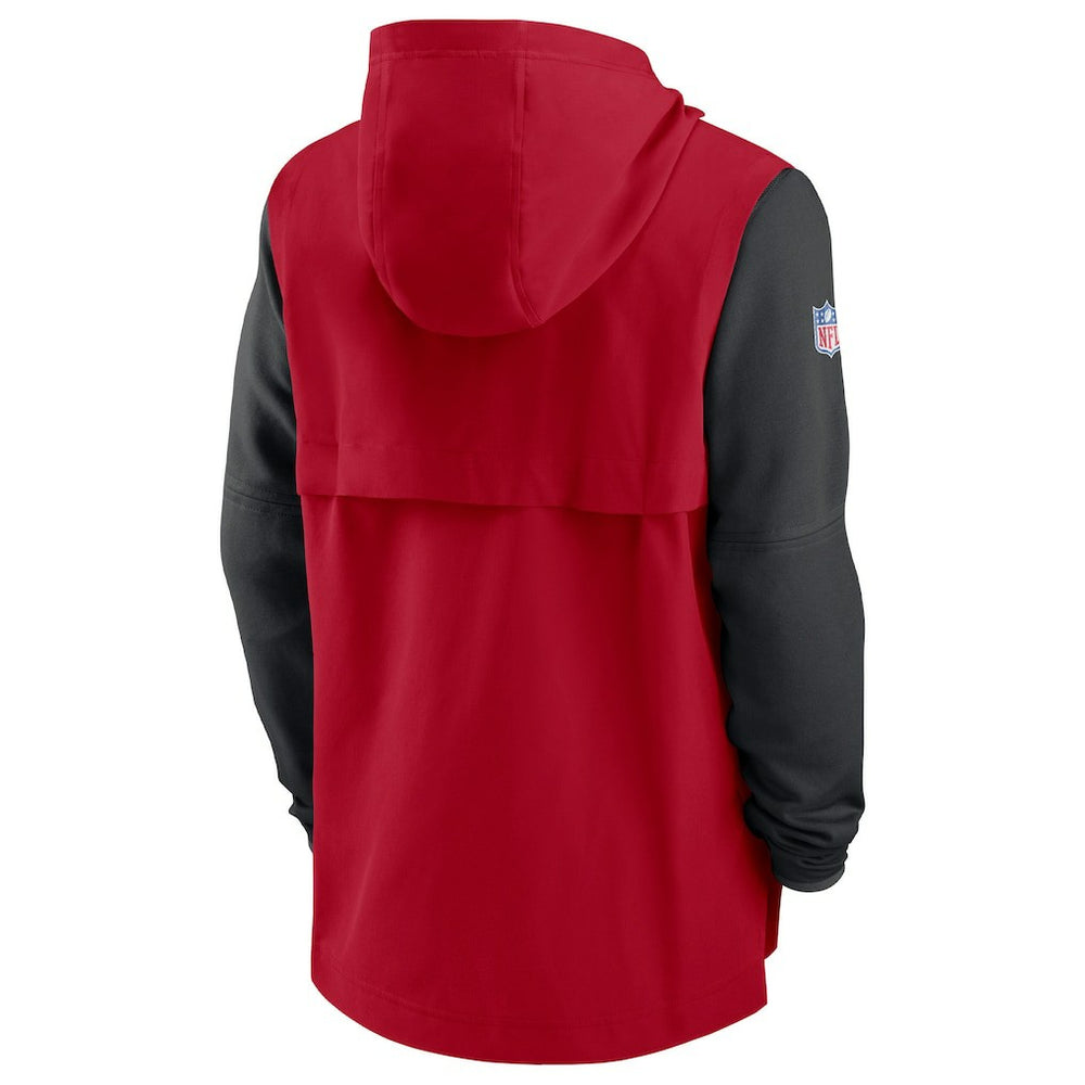 Atlanta Falcons Sideline Player Quarter-Zip Hoodie Red/Black | Nike for Sale