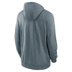 San Francisco 49ers Sideline Team Pop Full-Zip Hoodie Jacket Heather Gray | Nike for Sale