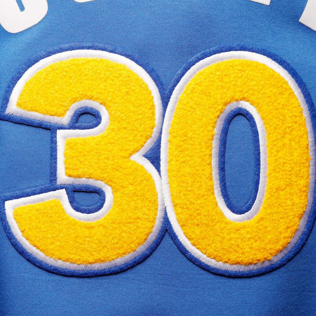 Stephen Curry Golden State Warriors Pro Standard Name & Number Short Sleeve Pullover Hoodie Royal - NBA