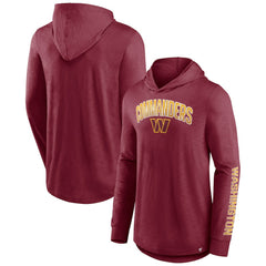 Washington Commanders Front Runner Long Sleeve Hooded T-Shirt Burgundy | Fanatics