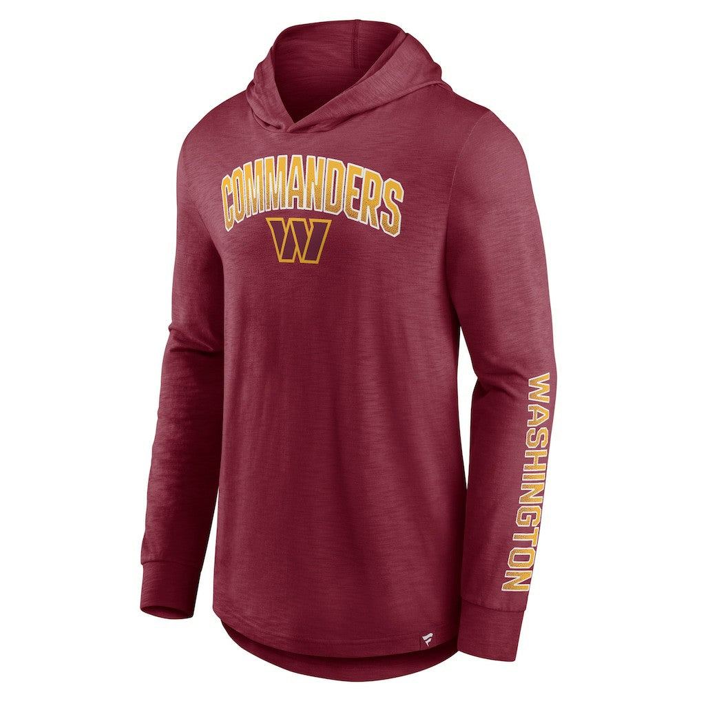 Washington Commanders Front Runner Long Sleeve Hooded T-Shirt Burgundy | Fanatics