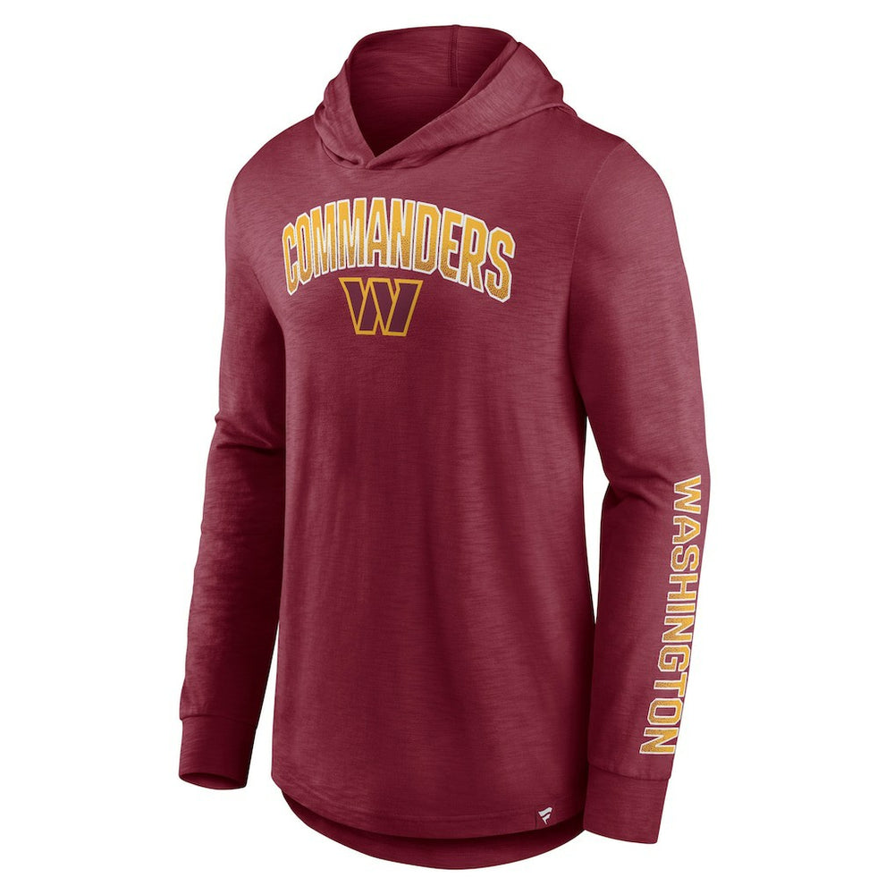 Washington Commanders Front Runner Long Sleeve Hooded T-Shirt Burgundy | Fanatics