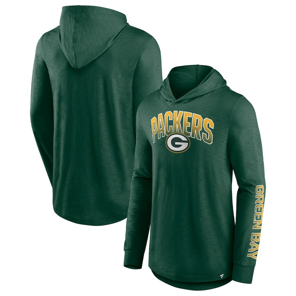 Green Bay Packers Front Runner Long Sleeve Hooded T-Shirt Green | Fanatics