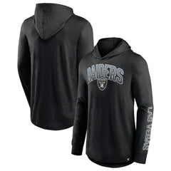 Las Vegas Raiders Front Runner Long Sleeve Hooded T-Shirt Black | Fanatics