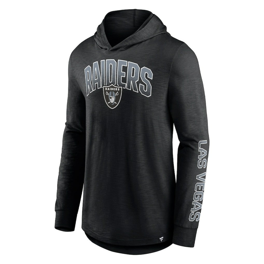 Las Vegas Raiders Front Runner Long Sleeve Hooded T-Shirt Black | Fanatics