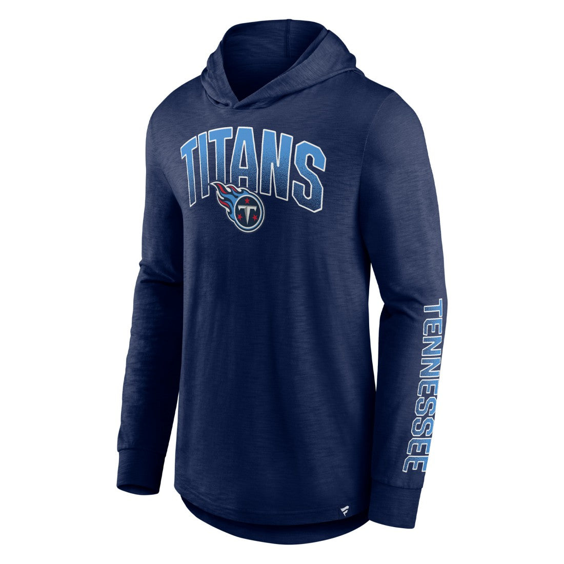 Tennessee Titans Front Runner Long Sleeve Hooded T-Shirt Navy | Fanatics