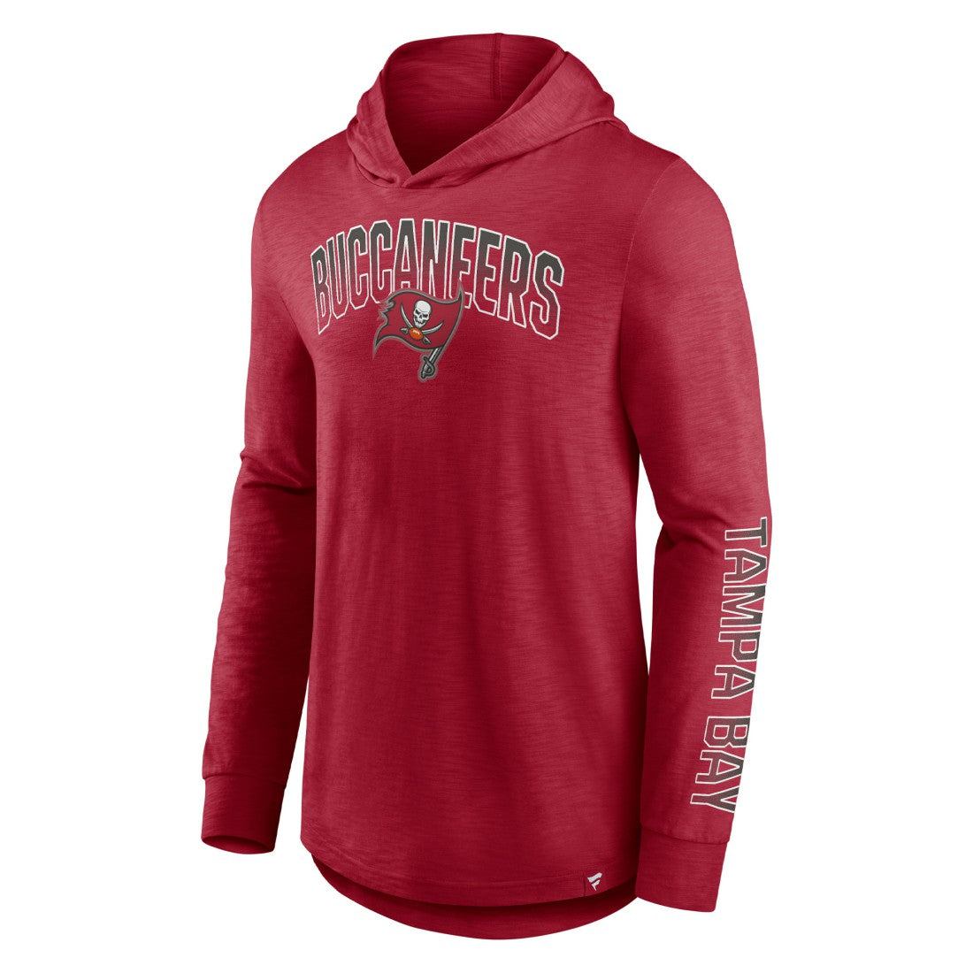 Tampa Bay Buccaneers Front Runner Long Sleeve Hooded T-Shirt Red | Fanatics