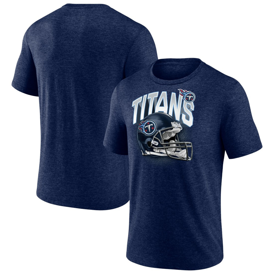 Tennessee Titans End Around Tri-Blend T-Shirt Heathered Navy | Fanatics