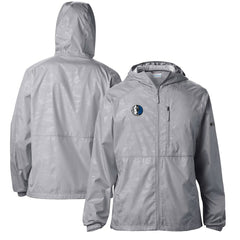Dallas Mavericks Camo Flash Forward Full-Zip Windbreaker Jacket Gray - NBA