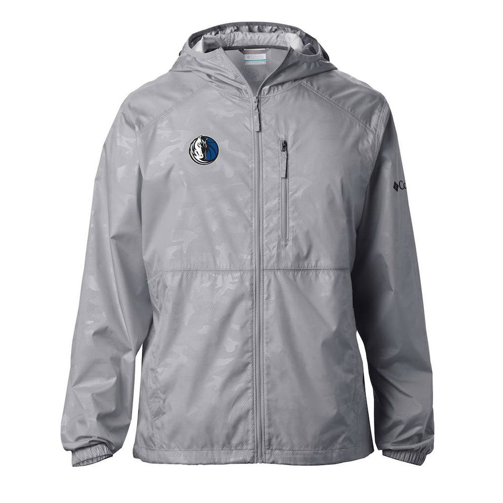 Dallas Mavericks Camo Flash Forward Full-Zip Windbreaker Jacket Gray - NBA
