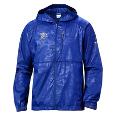Oklahoma City Thunder Camo Flash Forward Full-Zip Windbreaker Jacket Blue - NBA