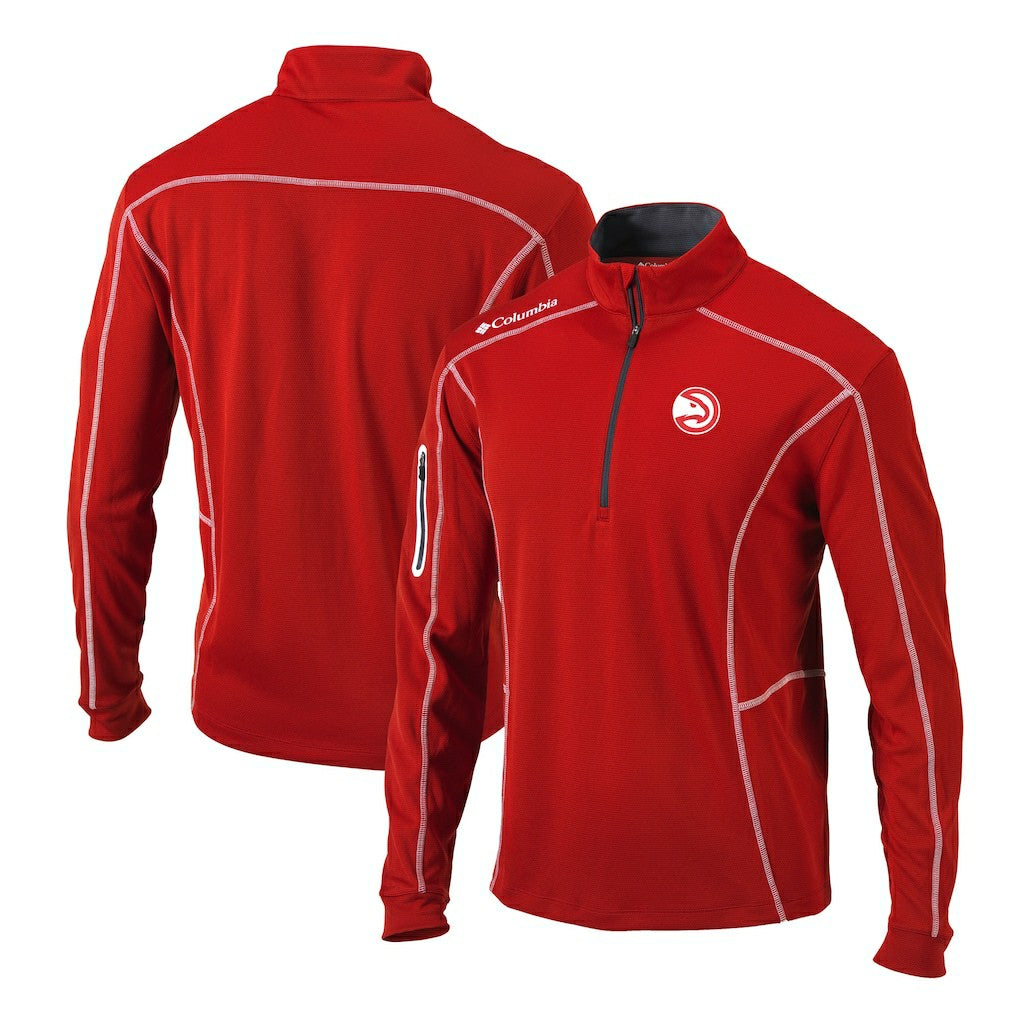 Atlanta Hawks Shotgun Quarter-Zip Pullover Jacket Red - NBA