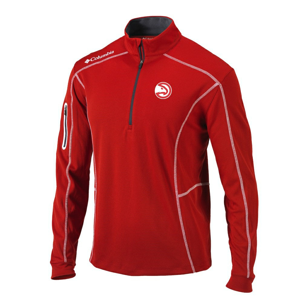 Atlanta Hawks Shotgun Quarter-Zip Pullover Jacket Red - NBA