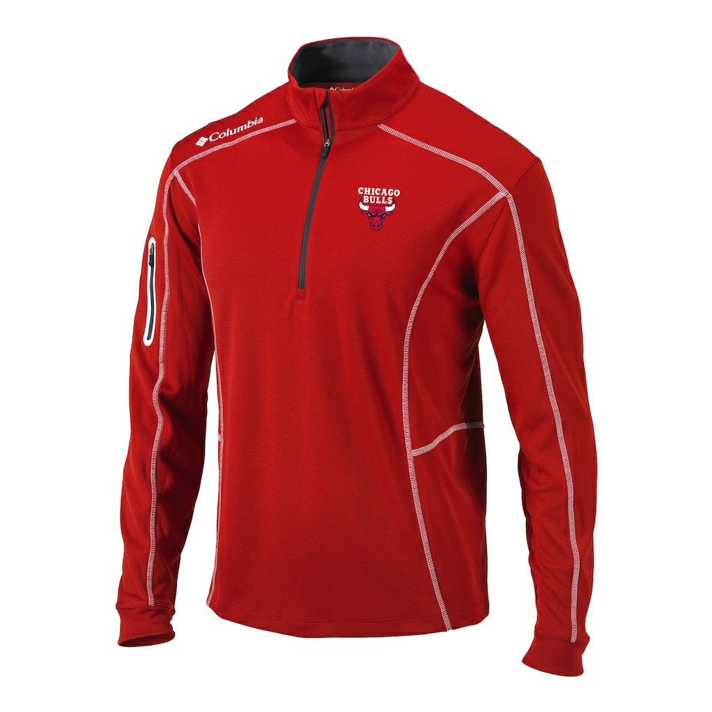 Chicago Bulls Shotgun Quarter-Zip Pullover Jacket Red - NBA