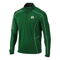Boston Celtics Shotgun Quarter-Zip Pullover Jacket Kelly Green - NBA