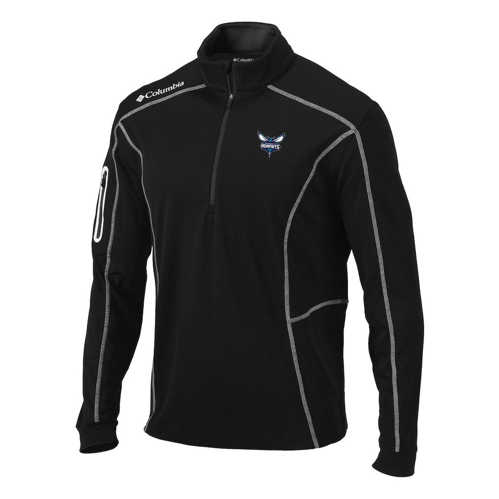 Charlotte Hornets Team Shotgun Quarter-Zip Pullover Jacket Black - NBA