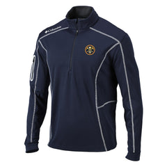 Denver Nuggets Shotgun Quarter-Zip Pullover Jacket Navy - NBA