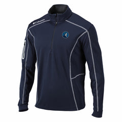 Minnesota Timberwolves Shotgun Quarter-Zip Pullover Jacket Navy - NBA