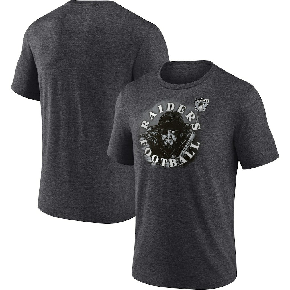 Las Vegas Raiders Sporting Chance T-Shirt Heathered Charcoal | Fanatics