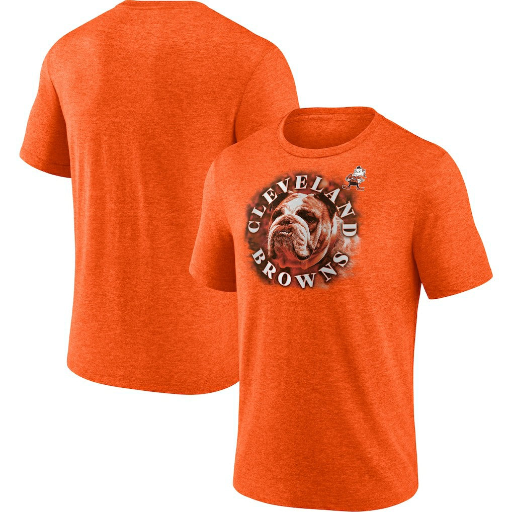 Cleveland Browns Tri-Blend Sporting Chance T-Shirt Heathered Orange | Fanatics