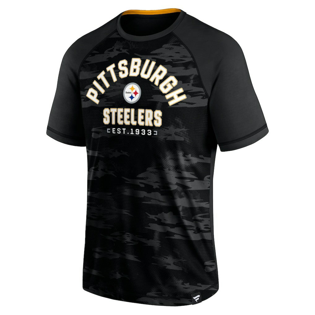 Pittsburgh Steelers Hail Mary Raglan T-Shirt Black | Fanatics