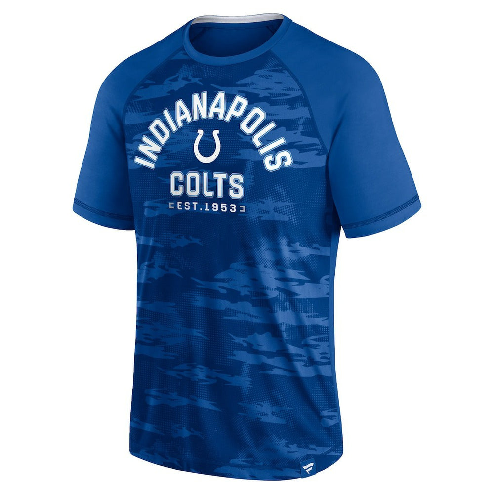 Indianapolis Colts Hail Mary Raglan T-Shirt Royal | Fanatics