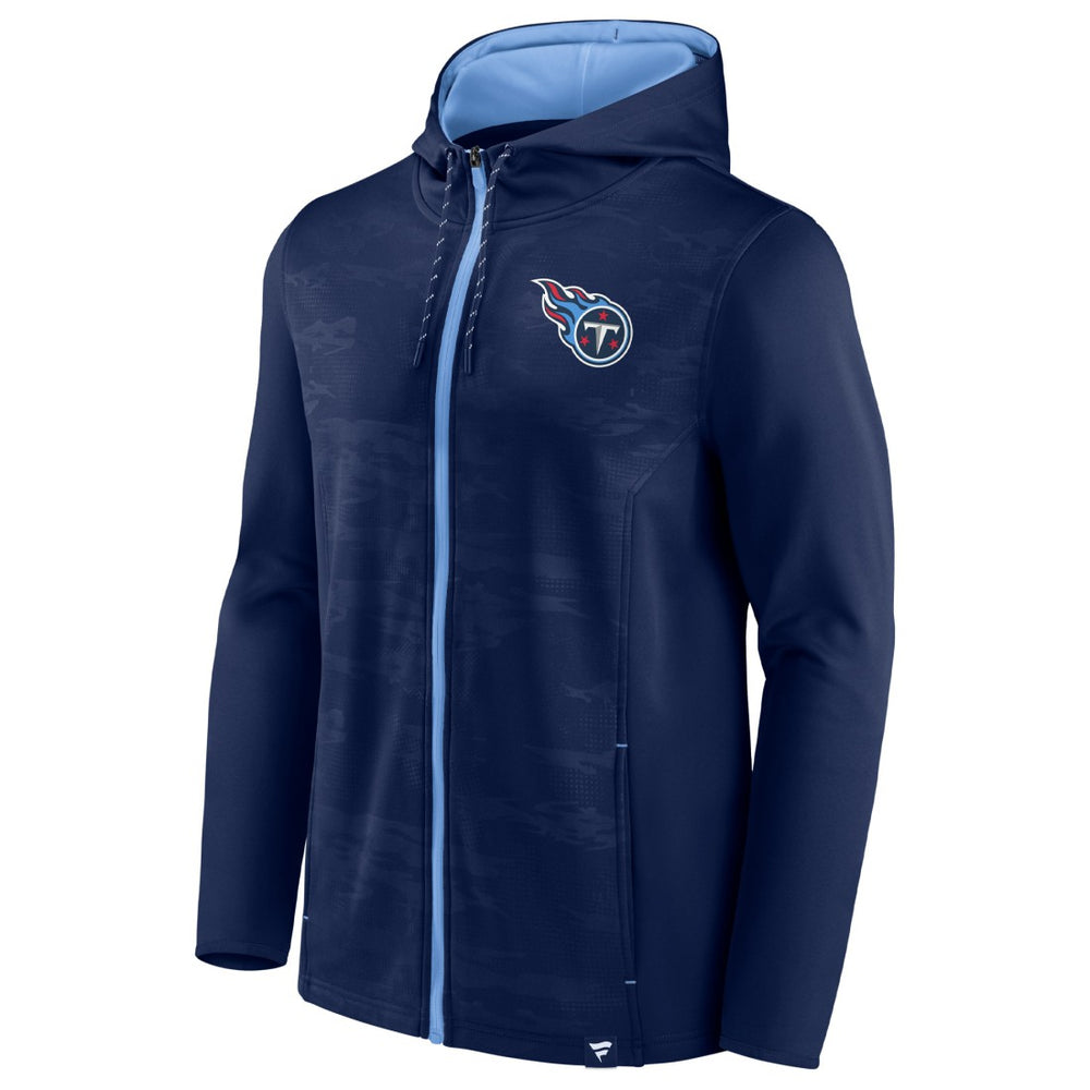 Tennessee Titans Ball Carrier Full-Zip Hoodie Navy/Light Blue | Fanatics