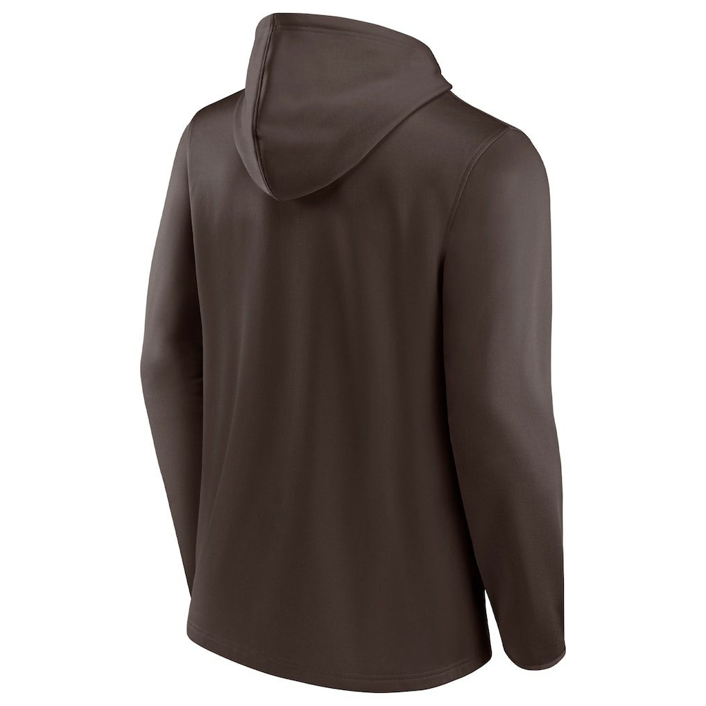 Cleveland Browns Ball Carrier Full-Zip Hoodie Brown/Orange | Fanatics