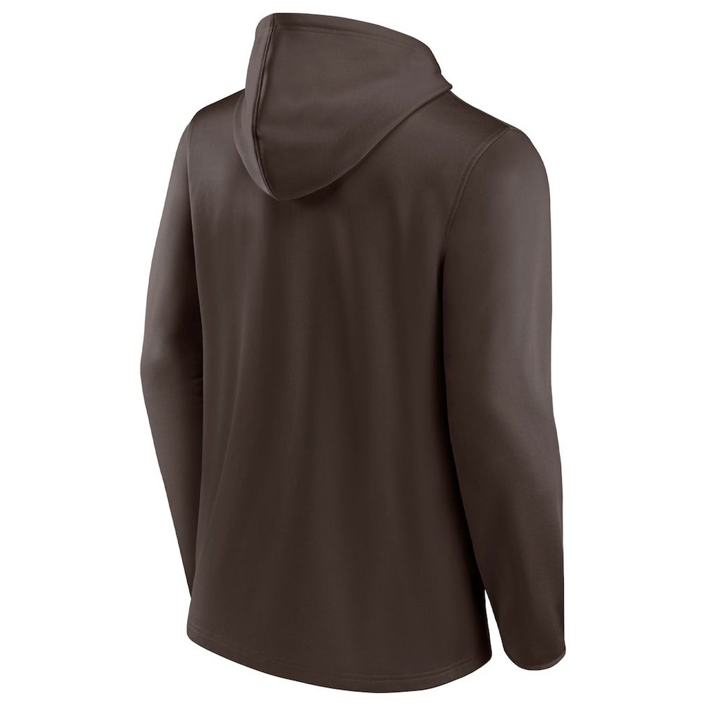 Cleveland Browns Ball Carrier Full-Zip Hoodie Brown/Orange | Fanatics