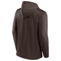 Cleveland Browns Ball Carrier Full-Zip Hoodie Brown/Orange | Fanatics