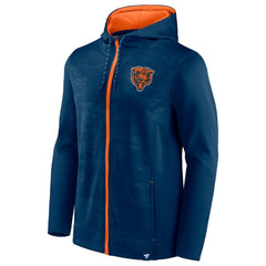 Chicago Bears Ball Carrier Full-Zip Hoodie Navy | Fanatics