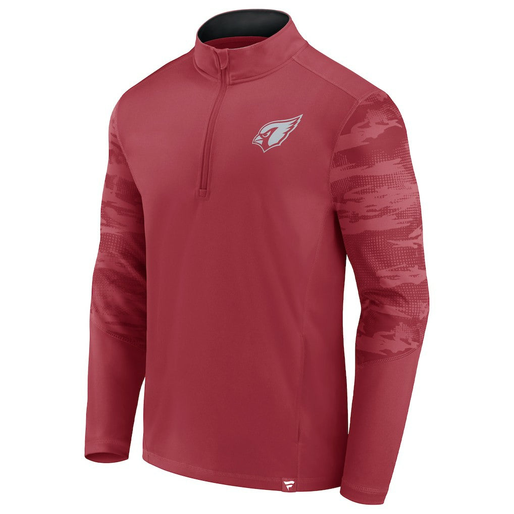Arizona Cardinals Ringer Quarter-Zip Jacket Cardinal | Fanatics