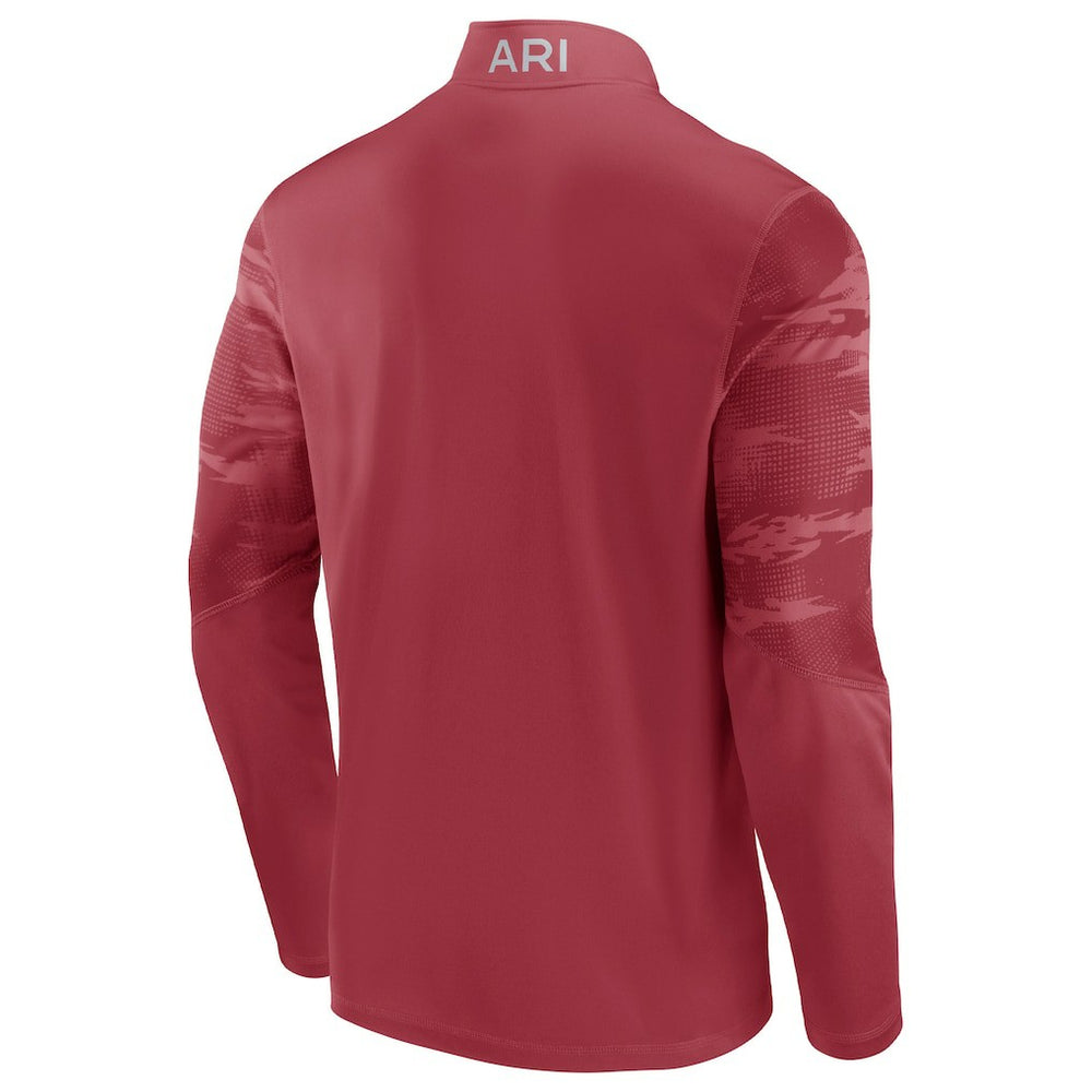 Arizona Cardinals Ringer Quarter-Zip Jacket Cardinal | Fanatics