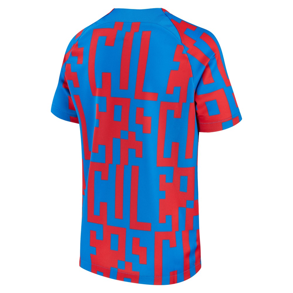 Barcelona 2022/23 Pre-Match Top Blue | Nike