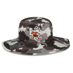 Cleveland Browns New Era 2022 NFL Training Camp Historic Logo Panama Bucket Hat Camo | NFL