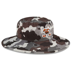 Cleveland Browns New Era 2022 NFL Training Camp Historic Logo Panama Bucket Hat Camo | NFL