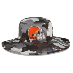 Cleveland Browns New Era 2022 NFL Training Camp Panama Bucket Hat Camo | NFL