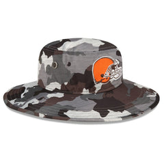Cleveland Browns New Era 2022 NFL Training Camp Panama Bucket Hat Camo | NFL