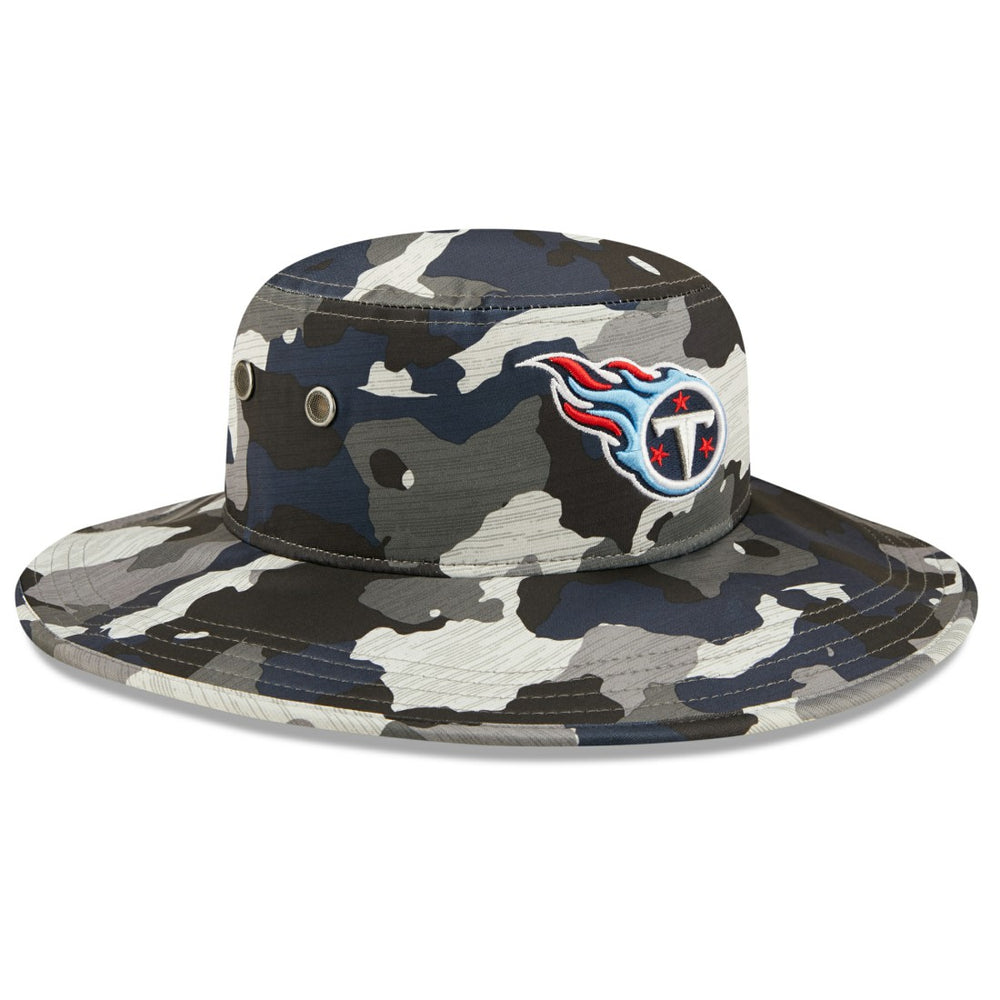 Tennessee Titans New Era 2022 NFL Training Camp Panama Bucket Hat Camo | NFL