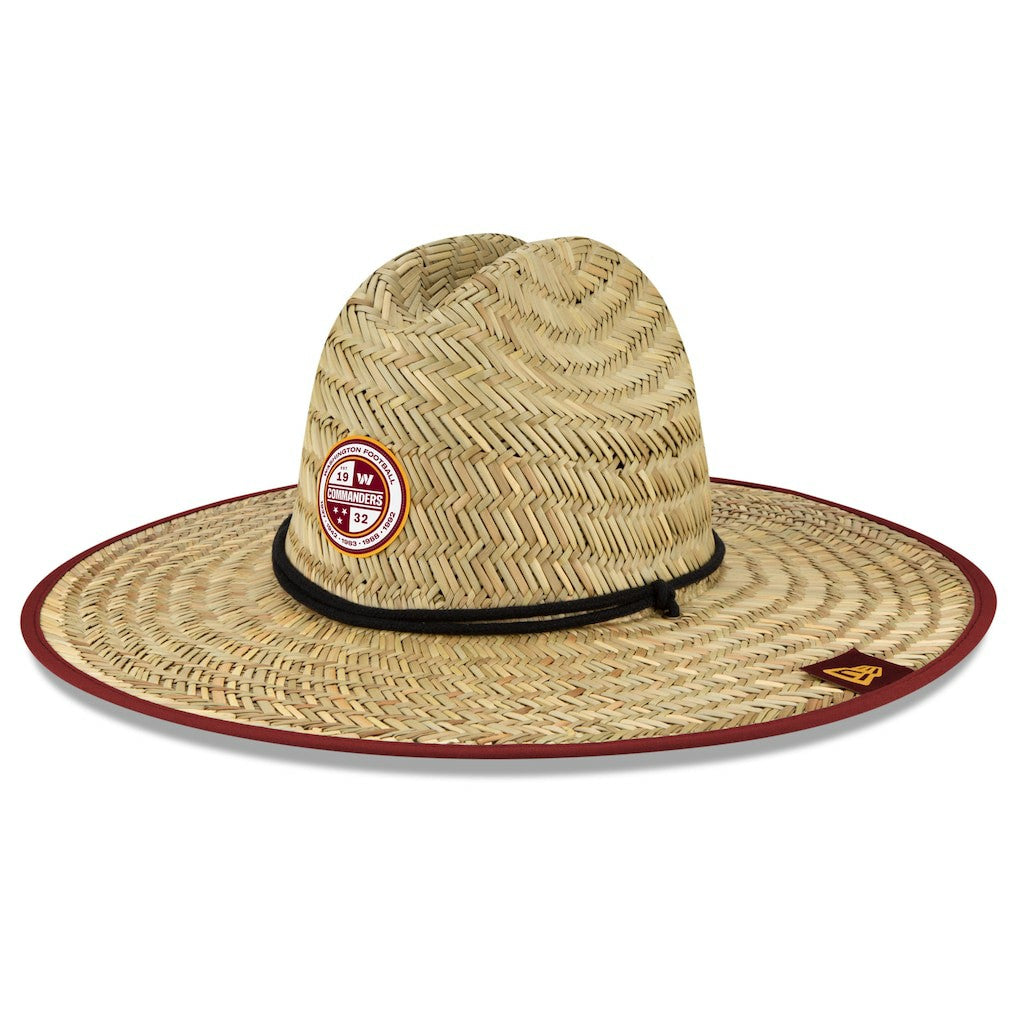 Washington Commanders New Era 2022 NFL Training Camp Straw Lifeguard Hat Natural | NFL