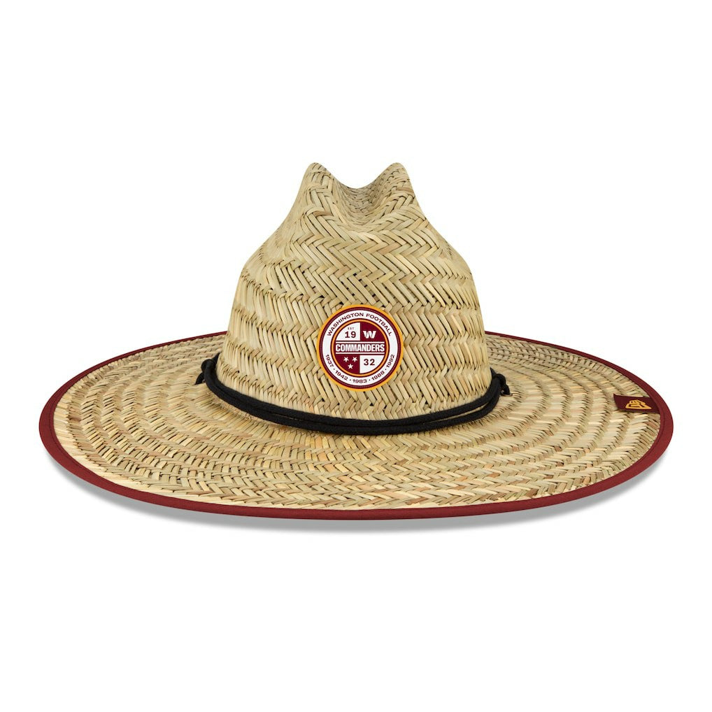 Washington Commanders New Era 2022 NFL Training Camp Straw Lifeguard Hat Natural | NFL